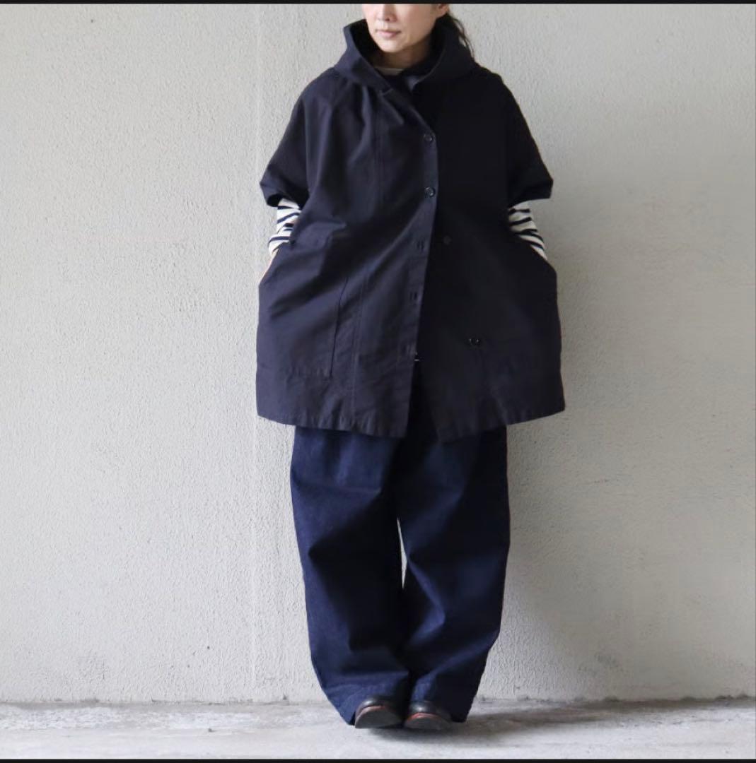 homspun ホームスパン　コットンリップストップポンチョ