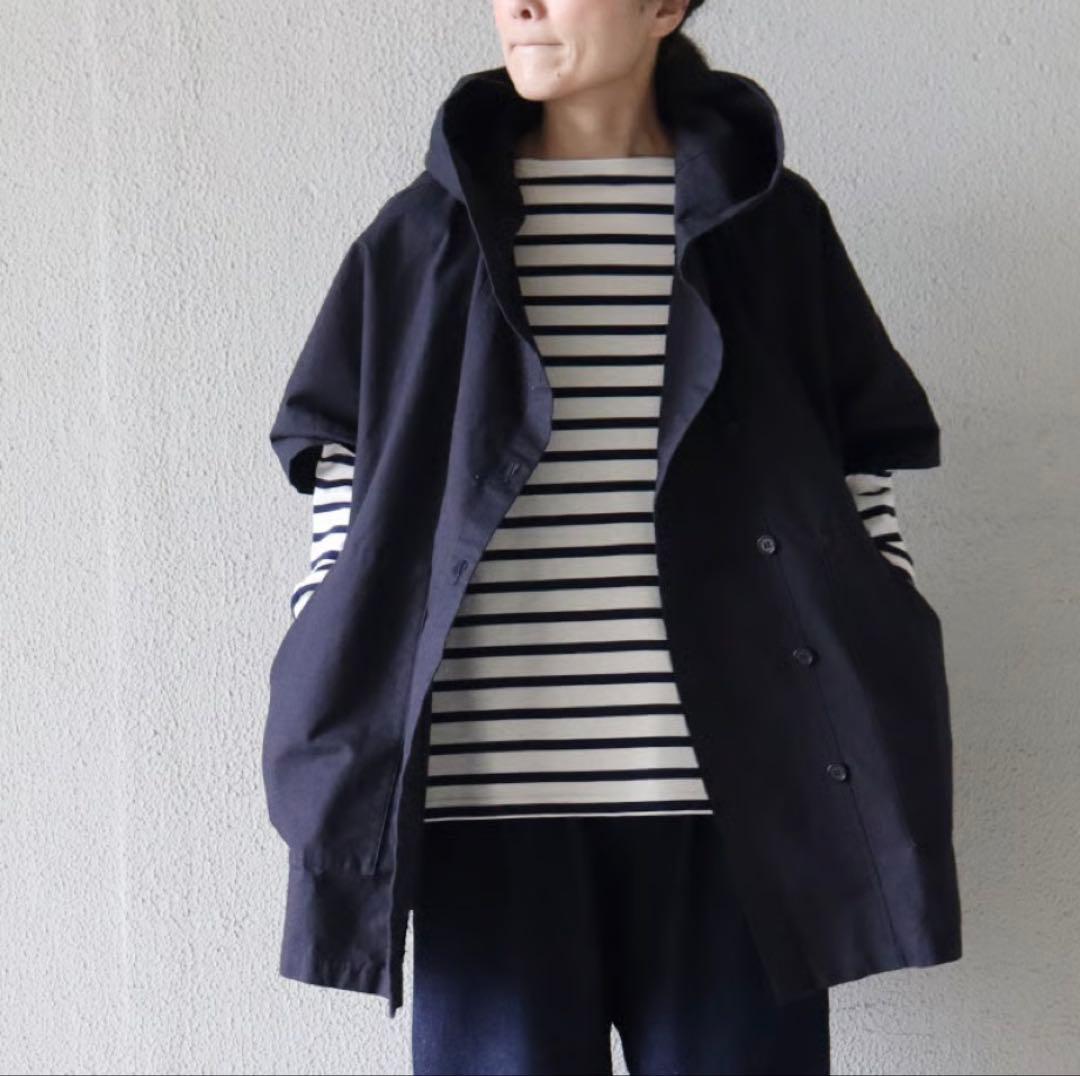 homspun ホームスパン　コットンリップストップポンチョ