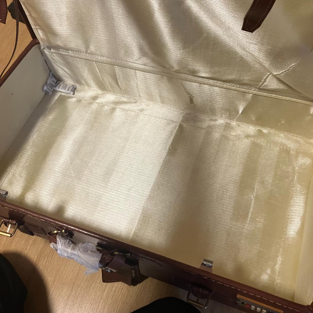 【新品】ユーラシア 豚革 トランク キャリーケース 旅行バッグ スーツケース 茶