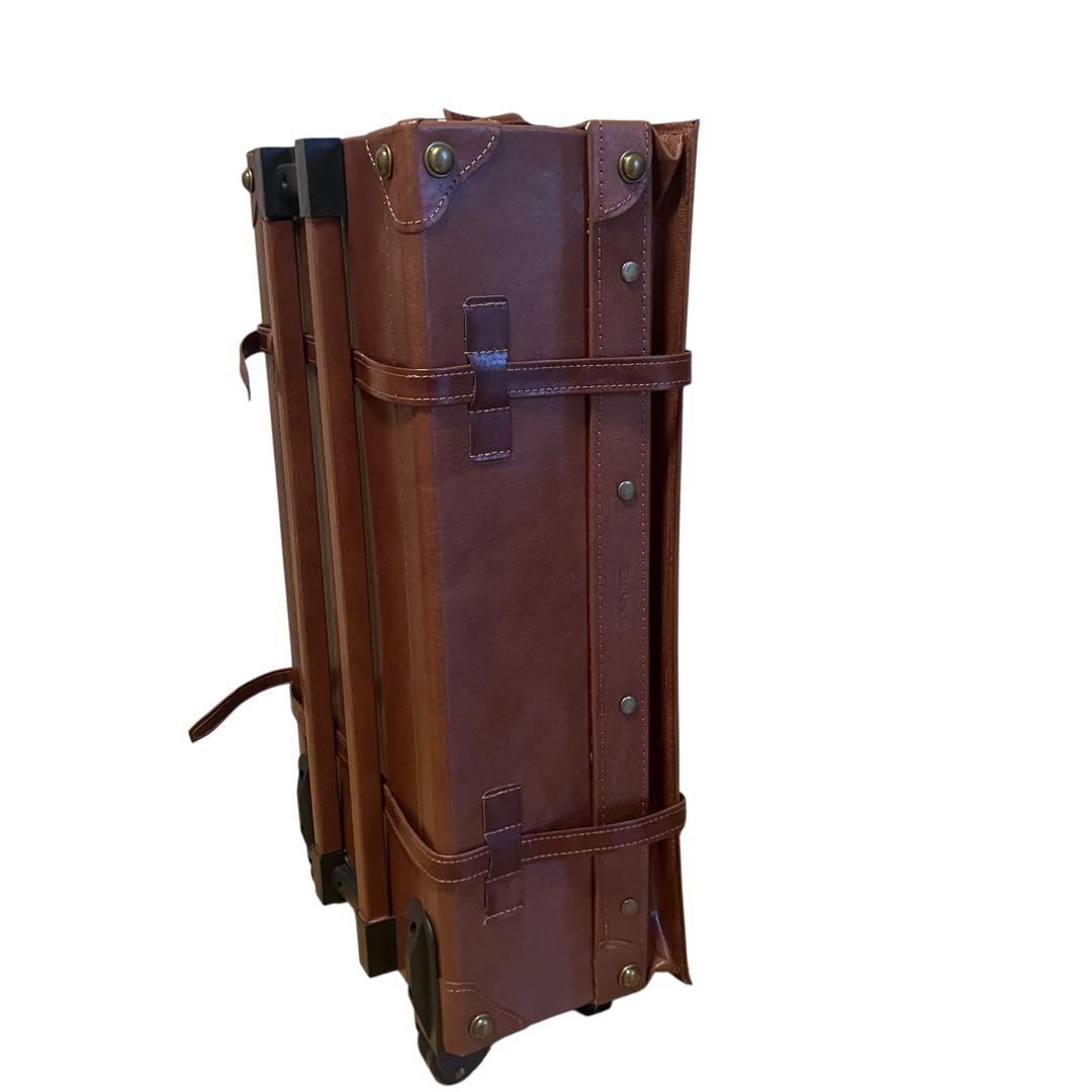 【新品】ユーラシア 豚革 トランク キャリーケース 旅行バッグ スーツケース 茶