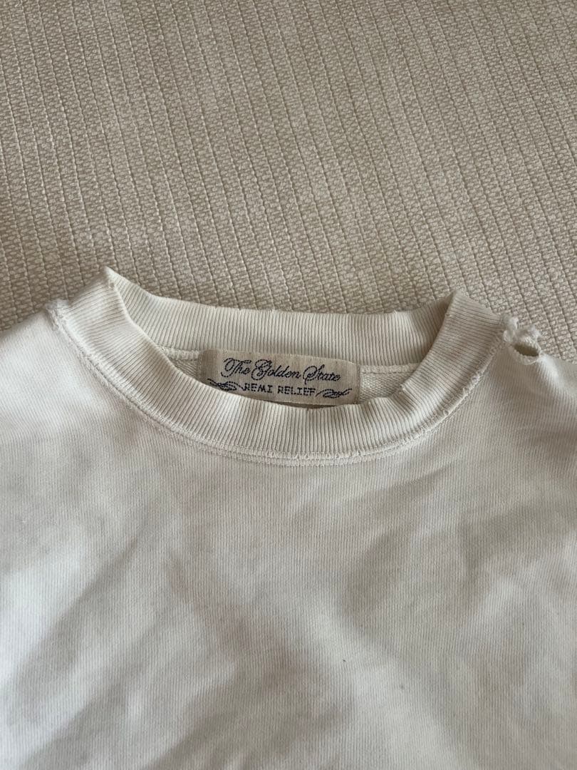 shishikui オフホワイト　クラッシュ　Sサイズ