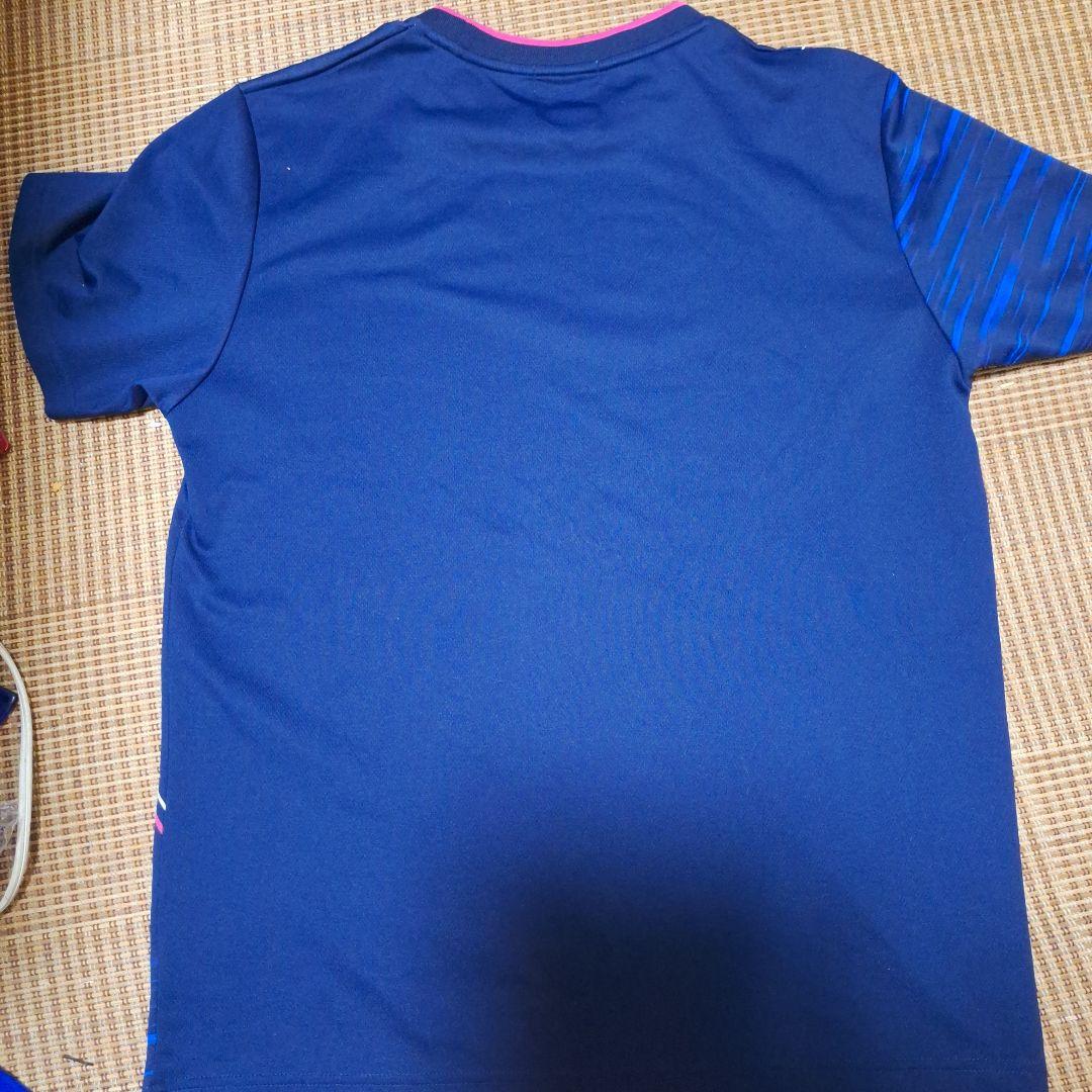 美品、希少XL(O)ヨネックス奈良岡選手着用モデルゲームシャツ10410