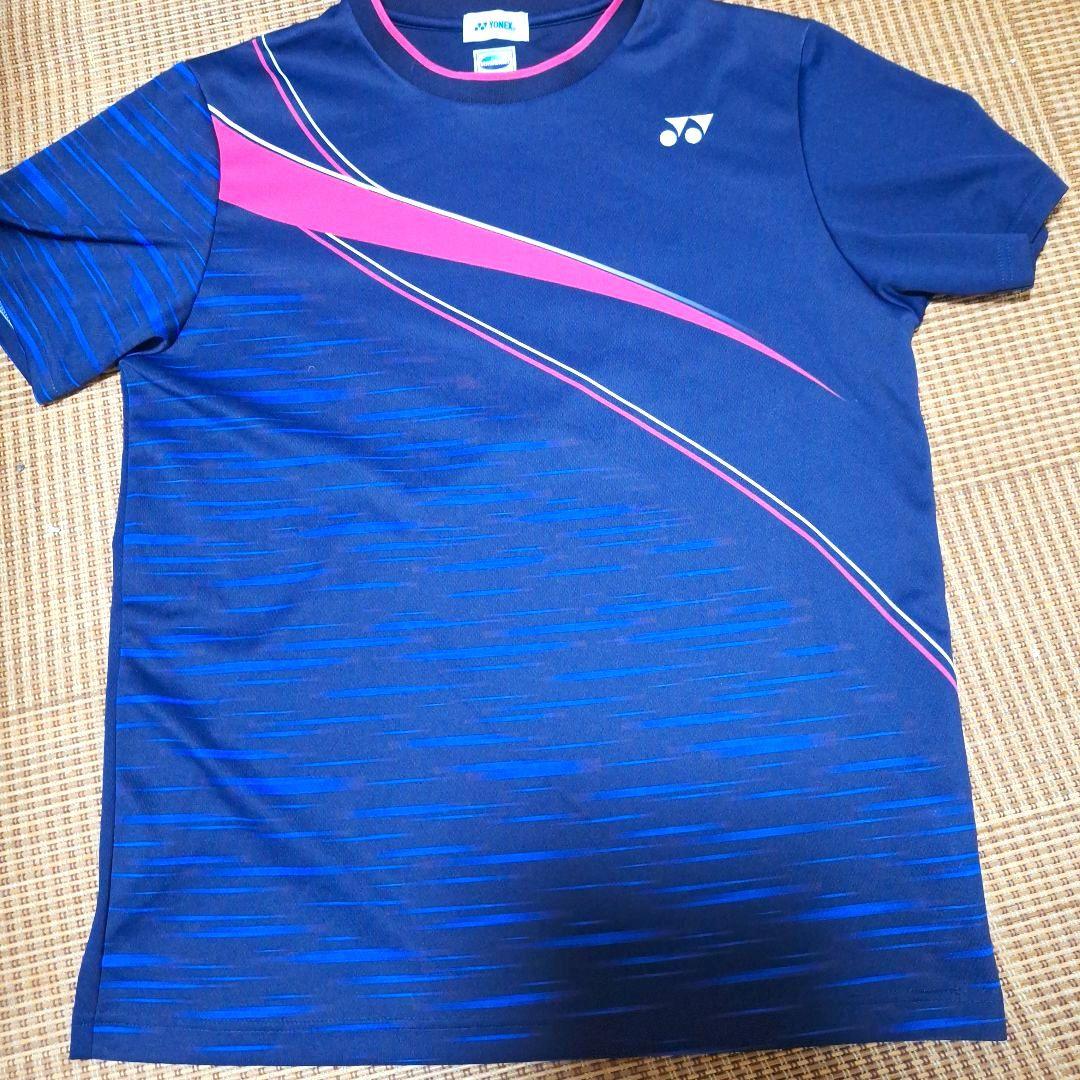 美品、希少XL(O)ヨネックス奈良岡選手着用モデルゲームシャツ10410
