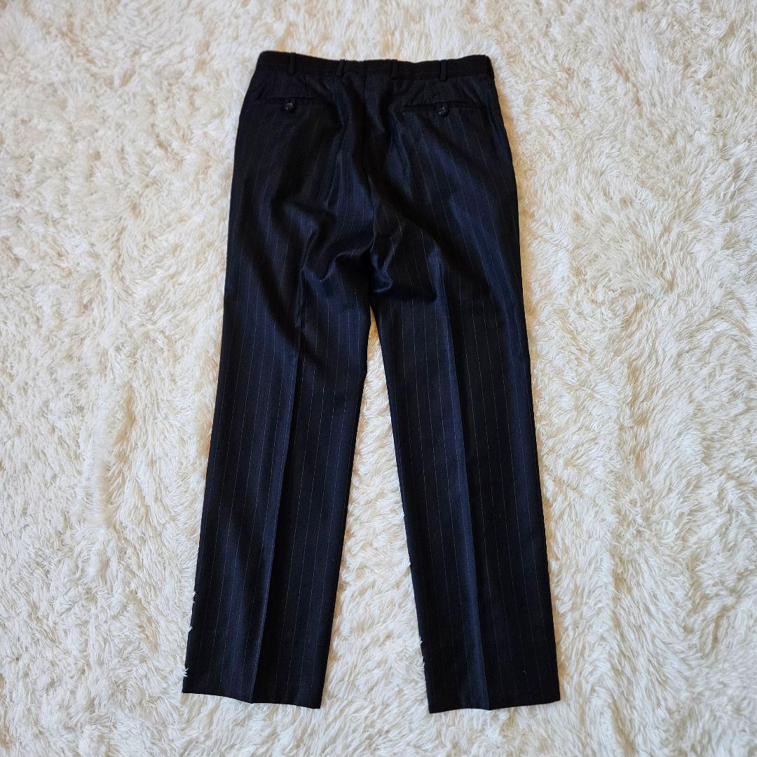 【PRADA】美品 プラダ イタリア製 ダブルスーツ ストライプ 50R