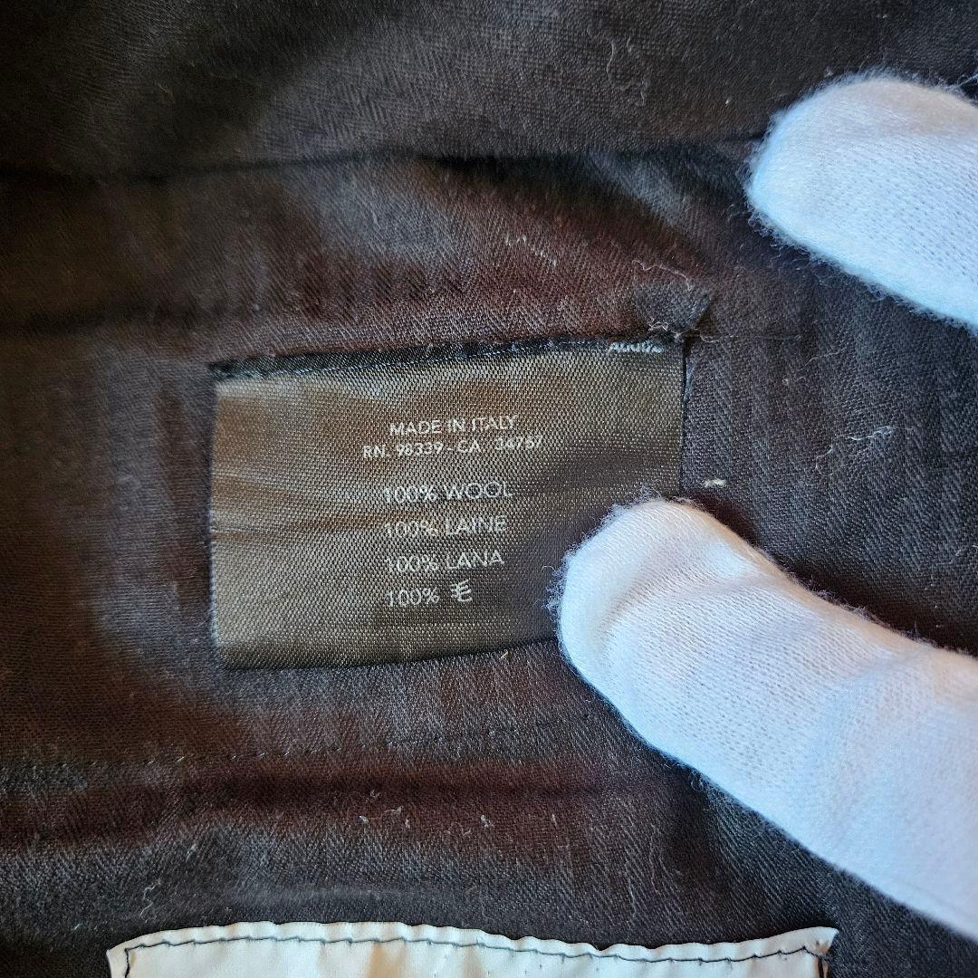 【PRADA】美品 プラダ イタリア製 ダブルスーツ ストライプ 50R