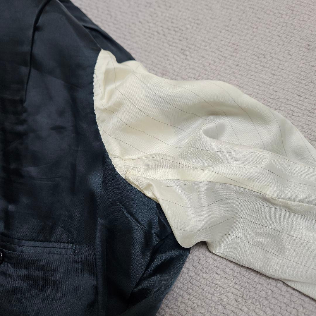 【PRADA】美品 プラダ イタリア製 ダブルスーツ ストライプ 50R