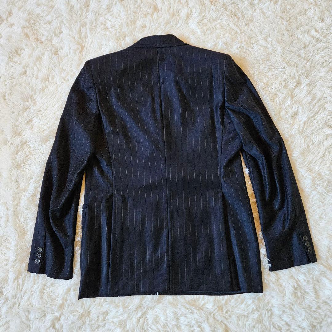 【PRADA】美品 プラダ イタリア製 ダブルスーツ ストライプ 50R