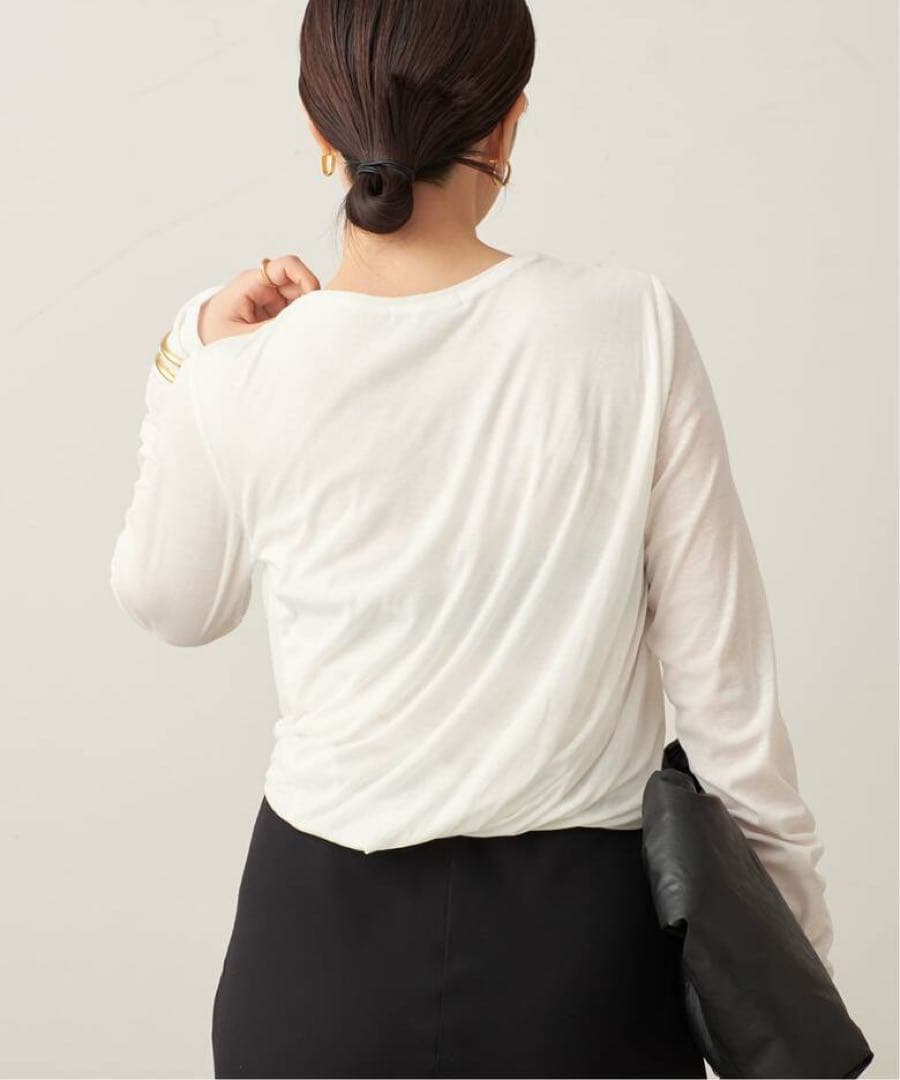 Plage balloon cotton long Tシャツ