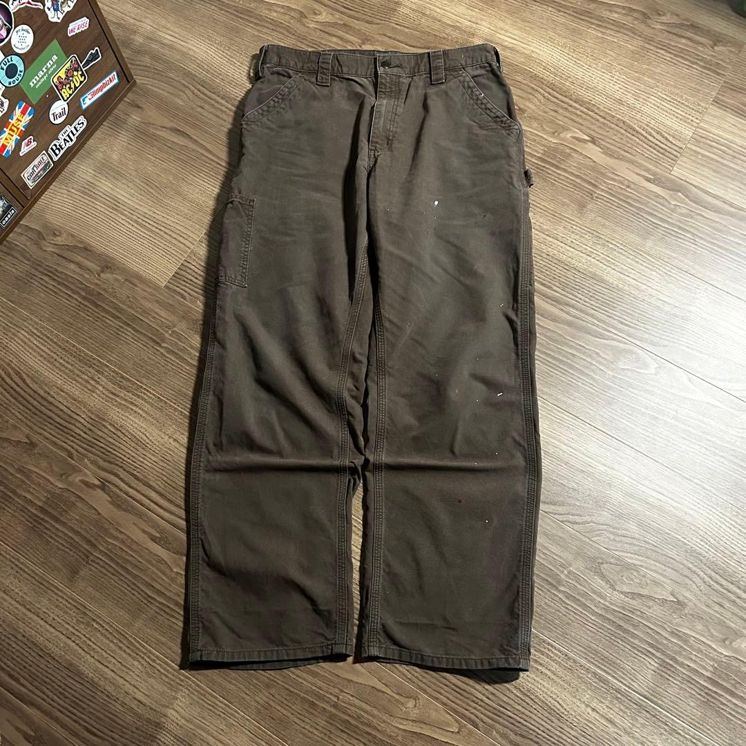 Carhartt ペインターパンツ メキシコ製 ダークブラウン W34