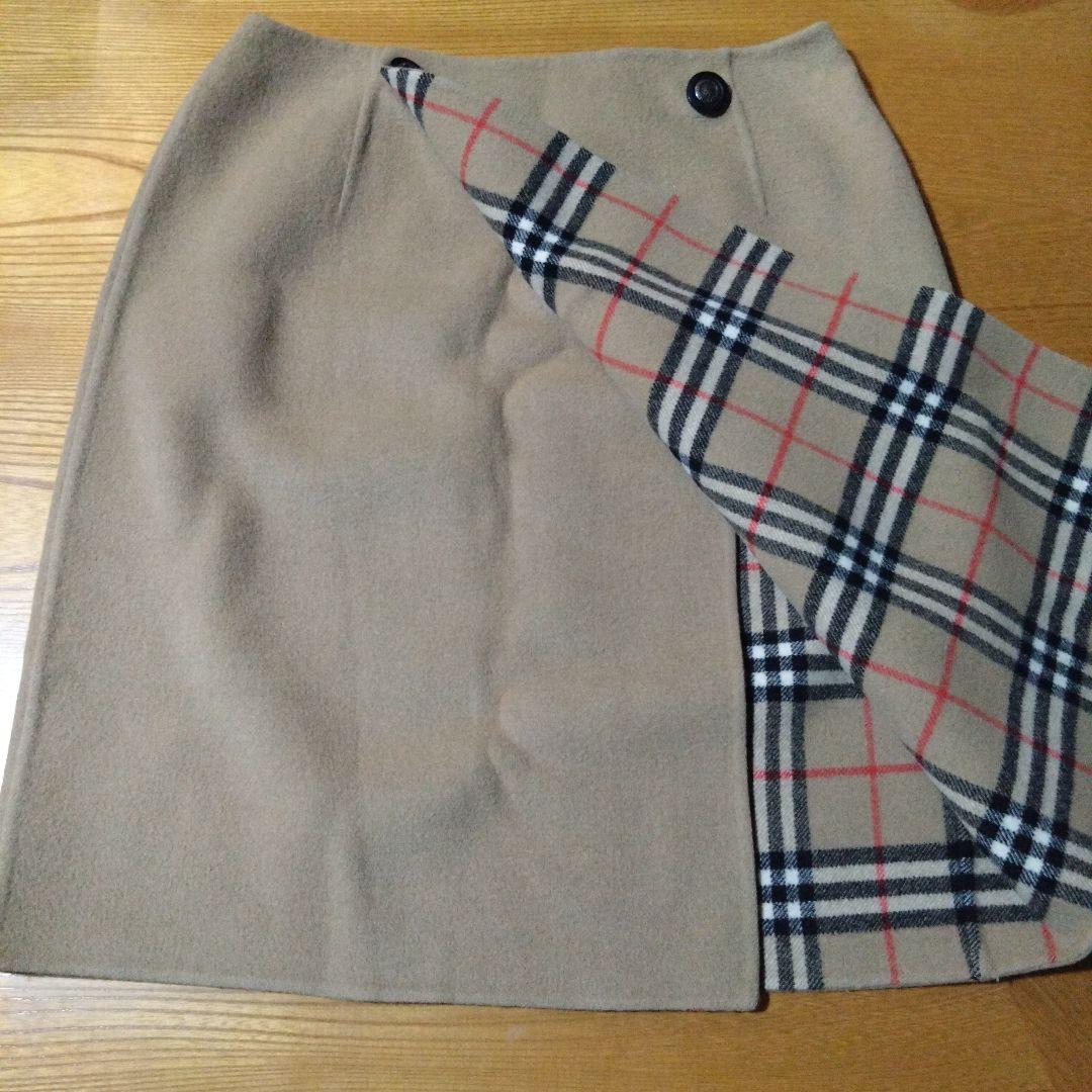 ゆ*き様 バーバリーラップスカート　リバーシブル