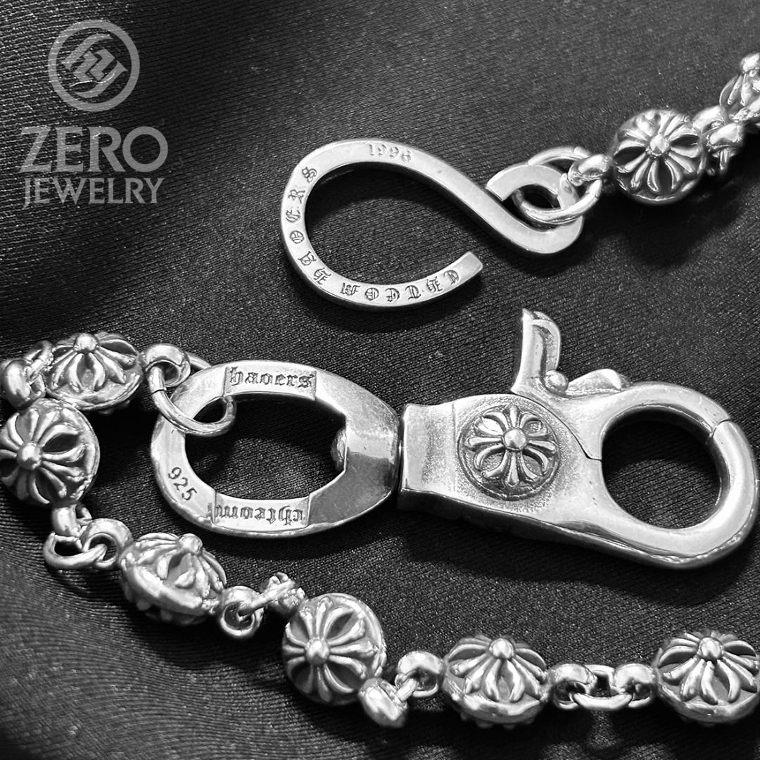 【ren】クロスボール ウォレットチェーン 65cm