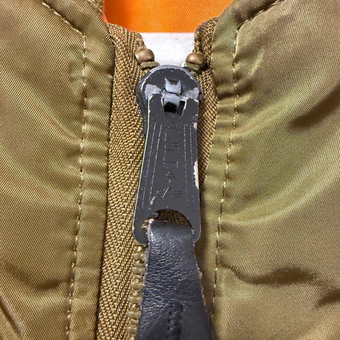 90s ALPHA MA-1 ゴールド