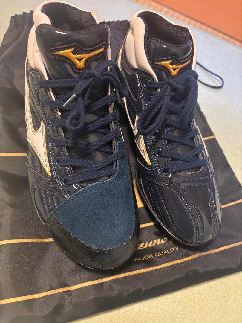 Mizuno pro ネイビー オーダースパイク 26センチ