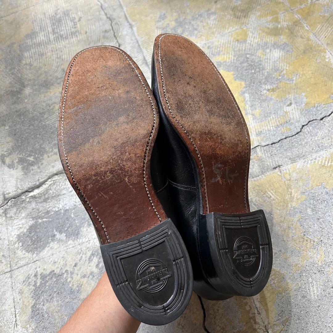美品 60S USA FLORSHEIM 青窓 ドレスシューズ フローシャイム