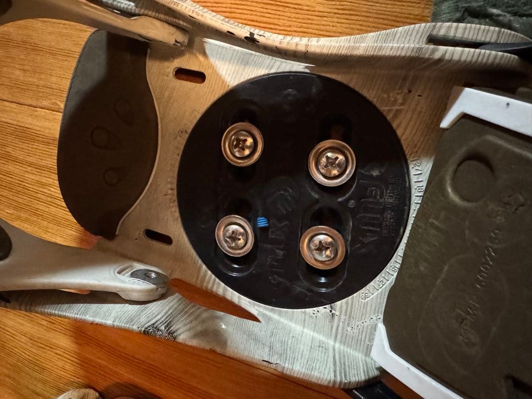 FLUX DS/LTD スノーボードビンディング ホワイト/ウッド メンズ M