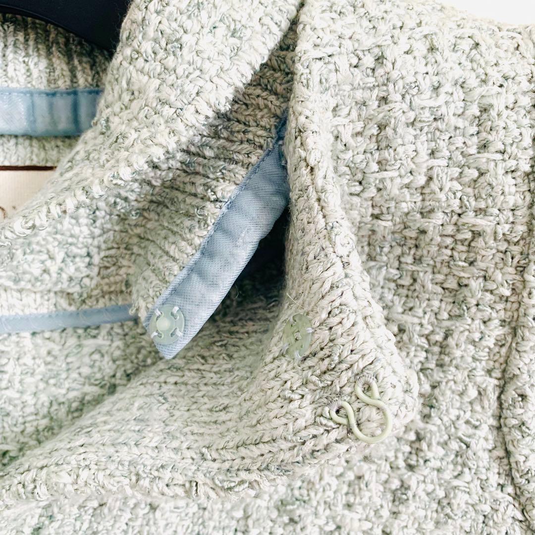 FOXEY Tweed Compact ツイードニットジャケット　2way