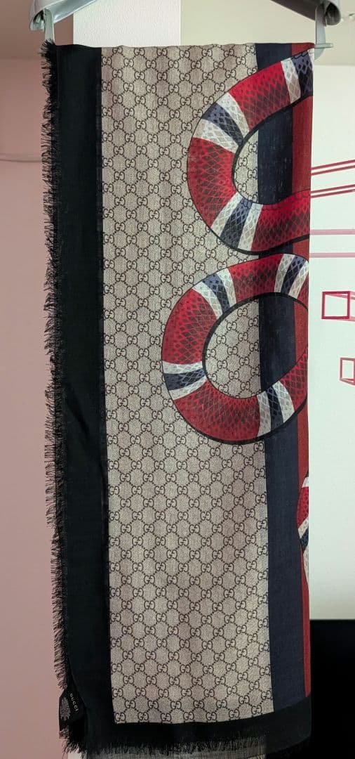 GUCCI グッチ ストール 蛇 ヘビ