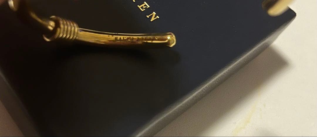 Ralph Lauren ゴールドバングル　ユニセックス