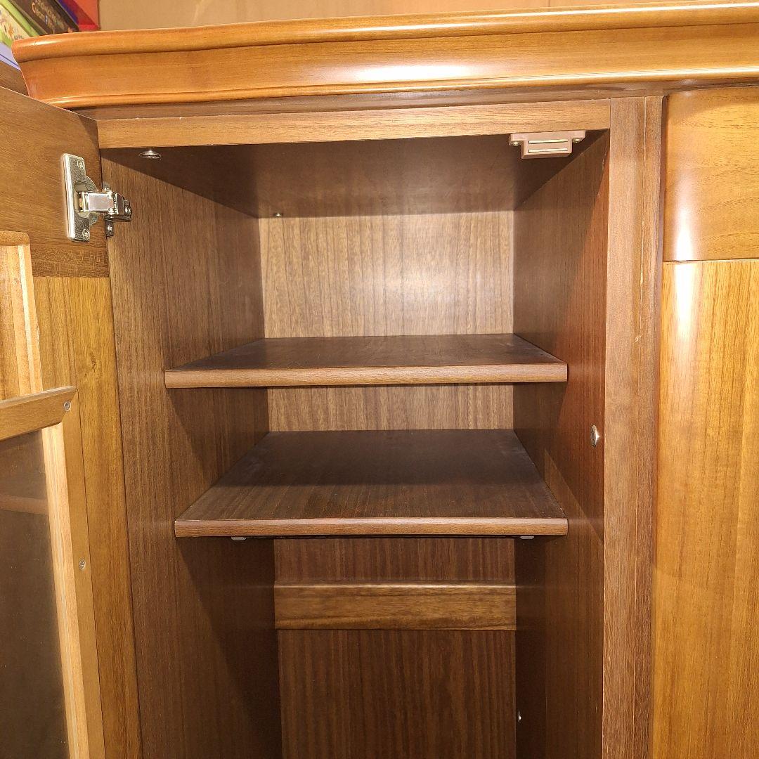 天然木洋服タンス収納クローゼット3扉 婚礼タンス ワードローブ