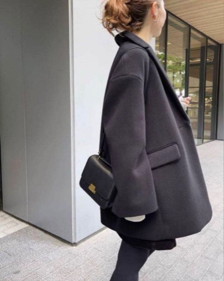 新品タグ付き　Spick&Span モッサジャケットライクコート38ブラック