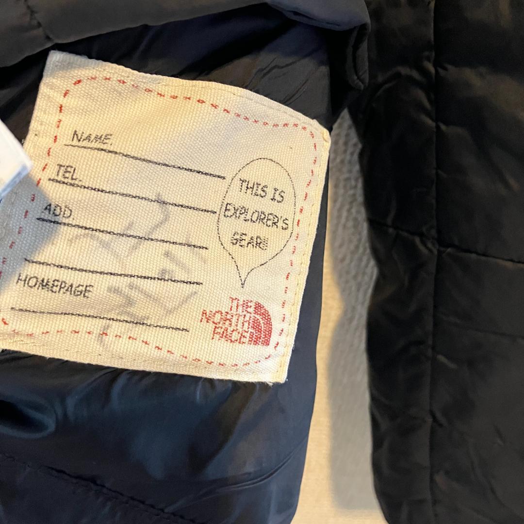 T4468★美品★ノースフェイス*ダウンジャケット*ヌプシ*キッズ150*黒系