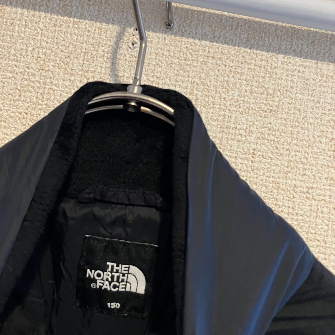T4468★美品★ノースフェイス*ダウンジャケット*ヌプシ*キッズ150*黒系