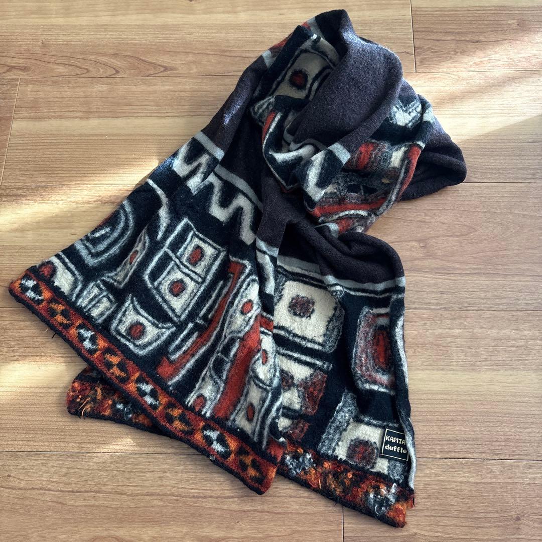 KAPITAL キャピタル Wool Stole 縮絨ウールマフラー