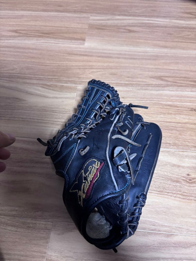 ザナックス 外野用硬式グローブ 黒