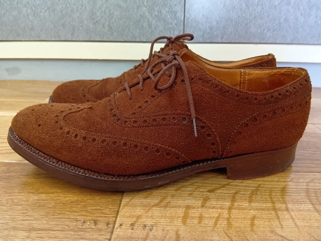 1*★様 旧Church'sチャーチ 3都市 REDCAR 6F スウェードウイ