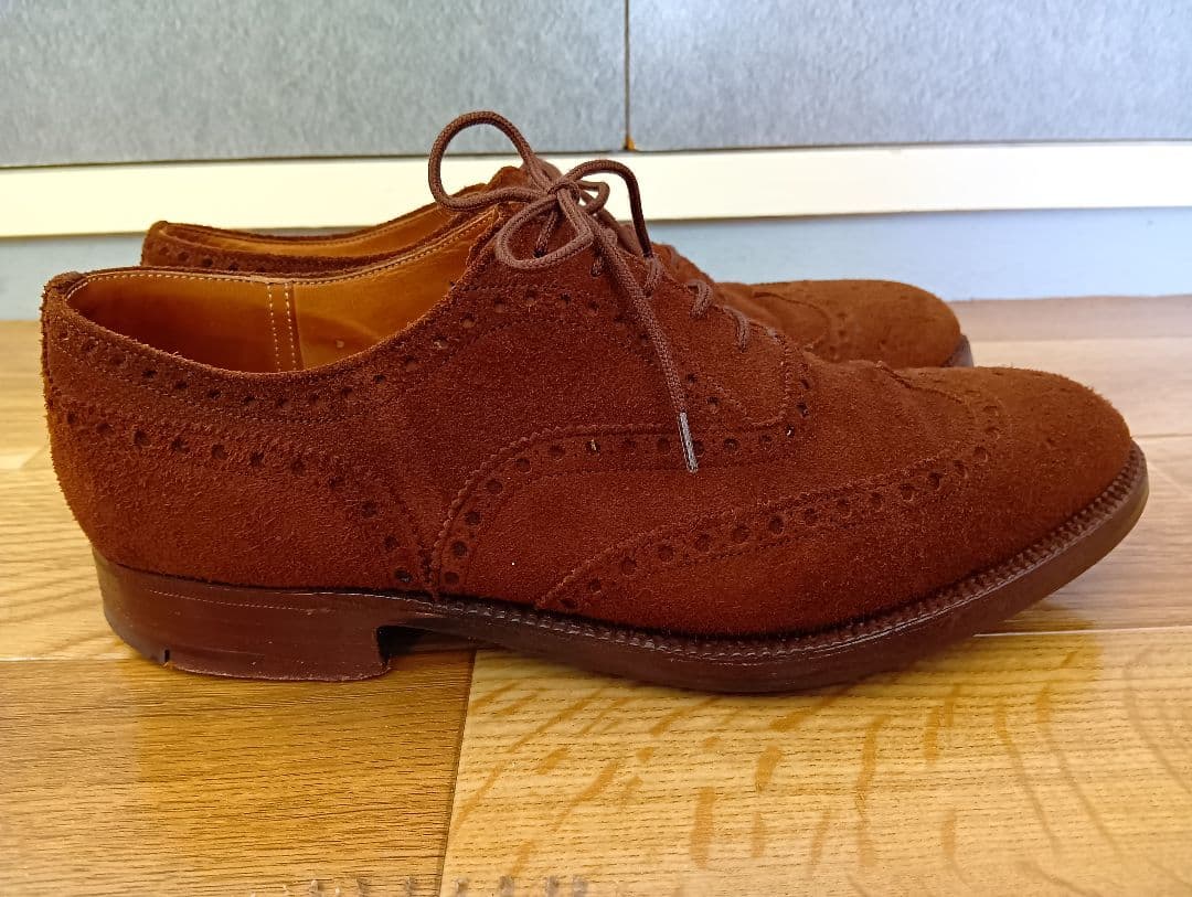 1*★様 旧Church'sチャーチ 3都市 REDCAR 6F スウェードウイ