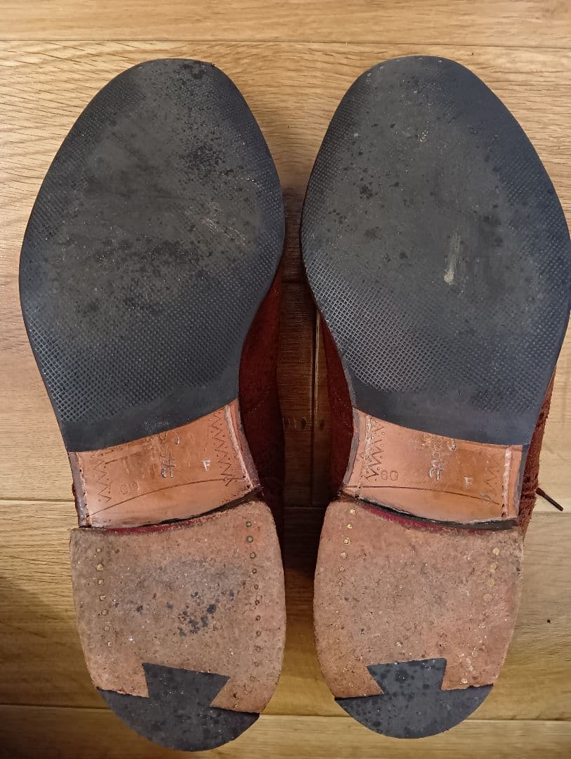 1*★様 旧Church'sチャーチ 3都市 REDCAR 6F スウェードウイ