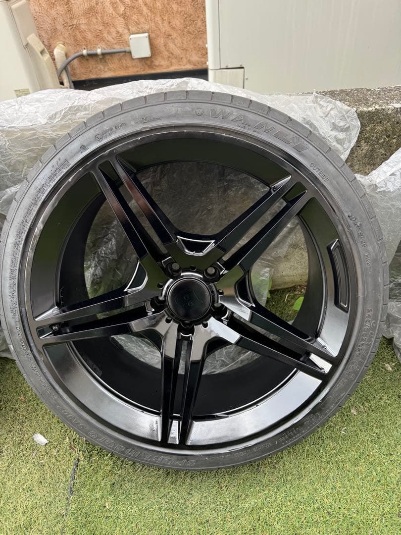 4本　20インチ ブラック 5スポークホイールセット　メルセデスベンツ　w447