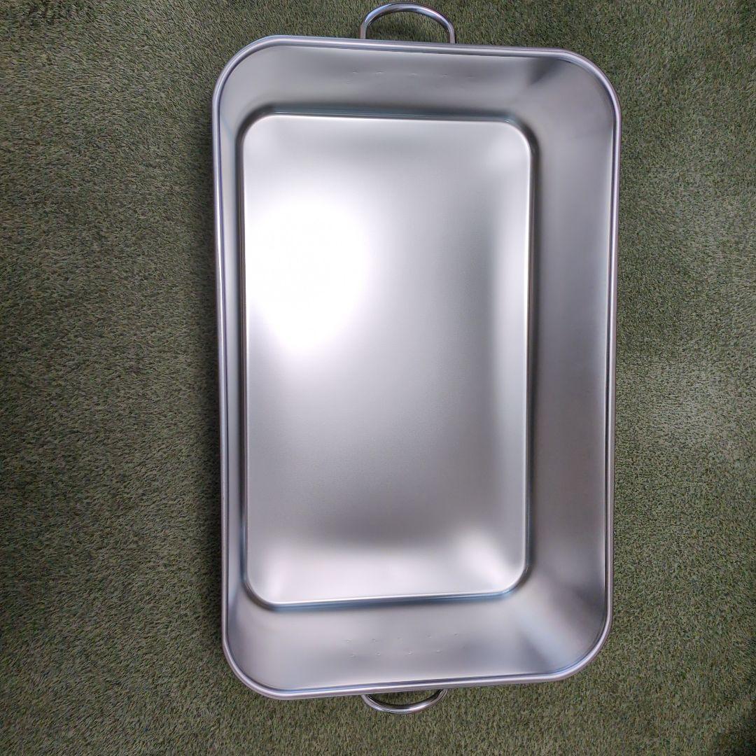 ステンレス給食バッドハンドル付 9個　専用販売