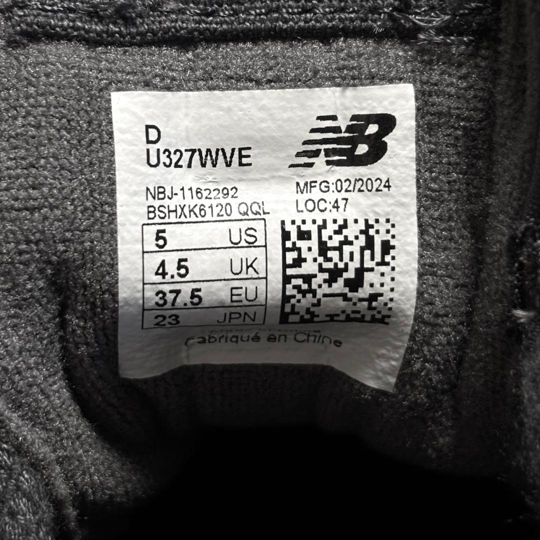 New Balance ニューバランス U327 WVE 23cm