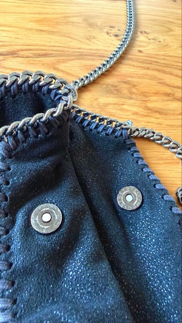 【美品】ステラマッカートニー　ファラベラ　タイニートートバッグ　ブラック