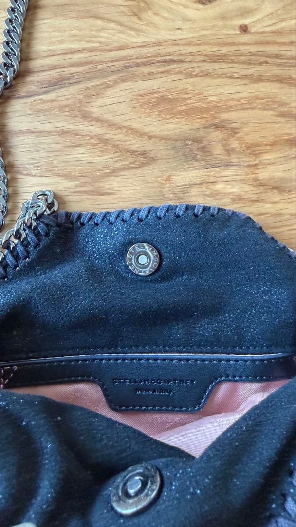 【美品】ステラマッカートニー　ファラベラ　タイニートートバッグ　ブラック