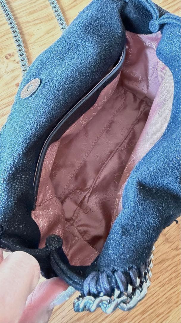 【美品】ステラマッカートニー　ファラベラ　タイニートートバッグ　ブラック