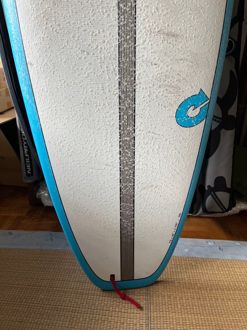 アルメリックサーフボード。chancho7.6Blue美品