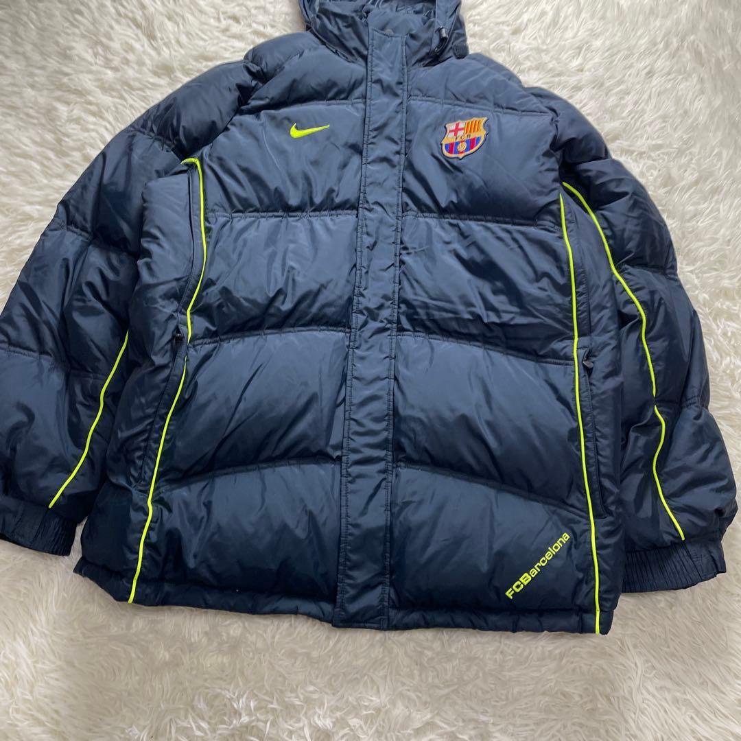 希少✨バルセロナ×ナイキ ダウンジャケット ベンチコート サッカー Lサイズ