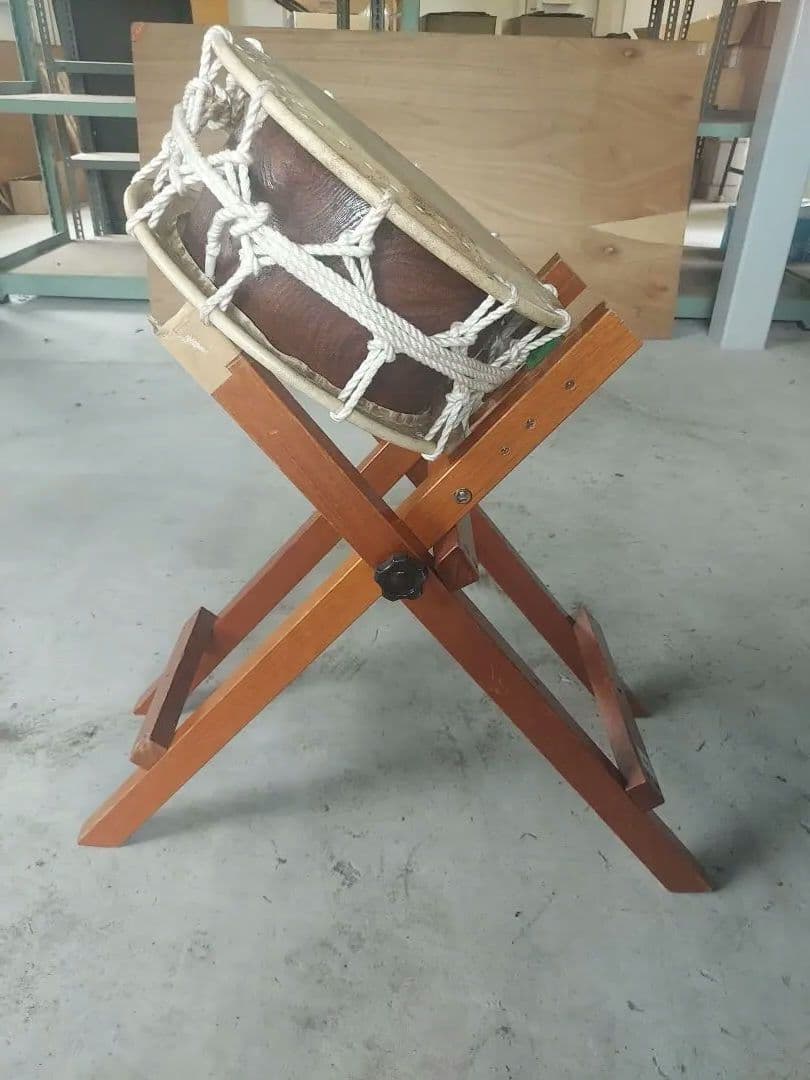 中型 和太鼓 手作りスタンド付き