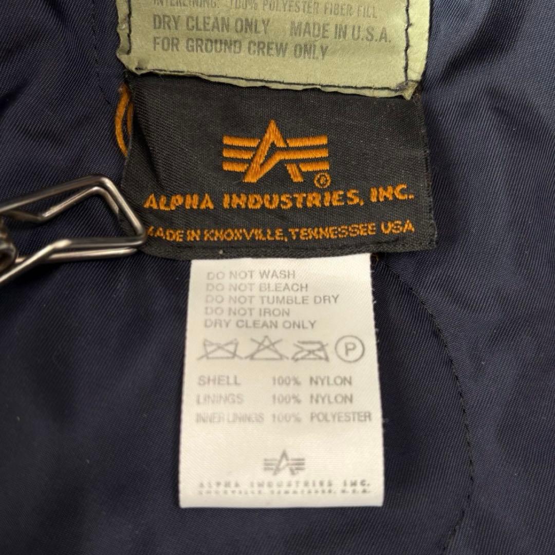 USA製 ALPHA INDUSTRIES type ma-1 M 90s