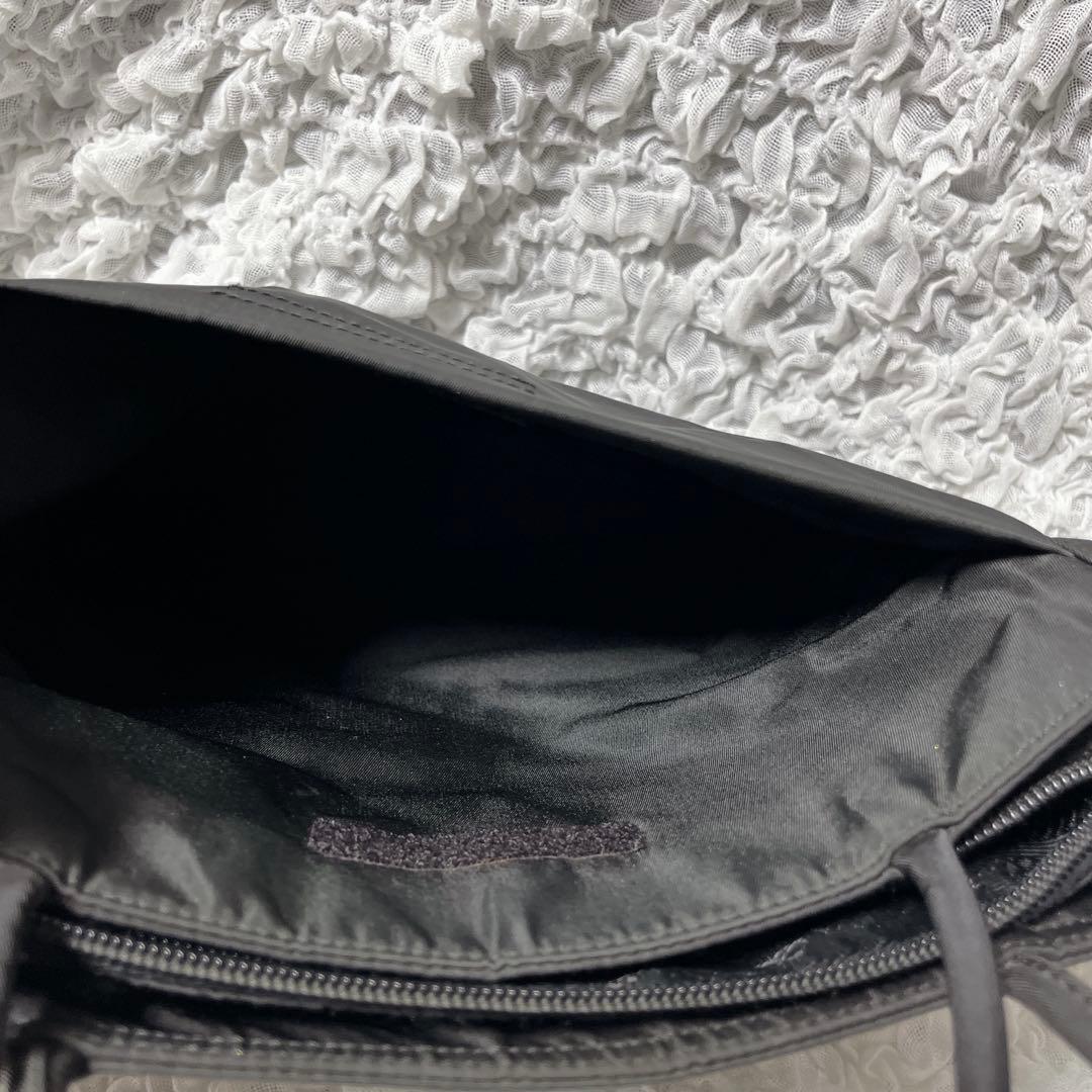 美品✨PRADA プラダ　ナイロン トートバッグ 三角プレート 黒　肩掛け