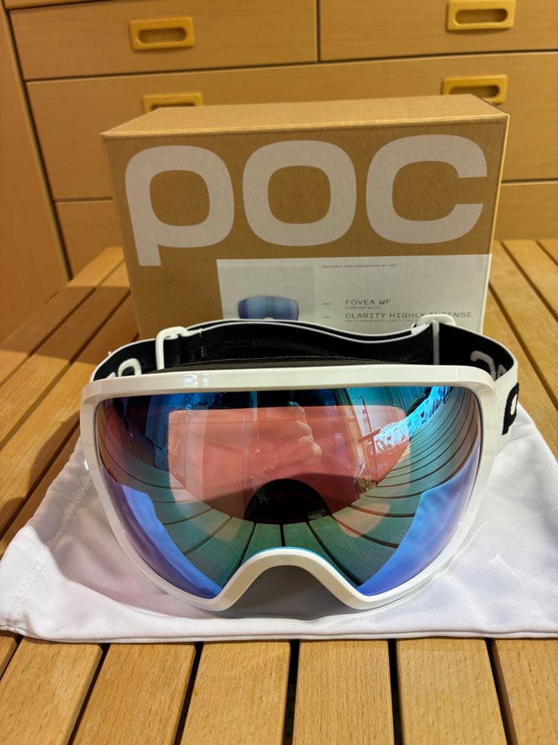 POC Fovea WF Hydrogen White ゴーグル