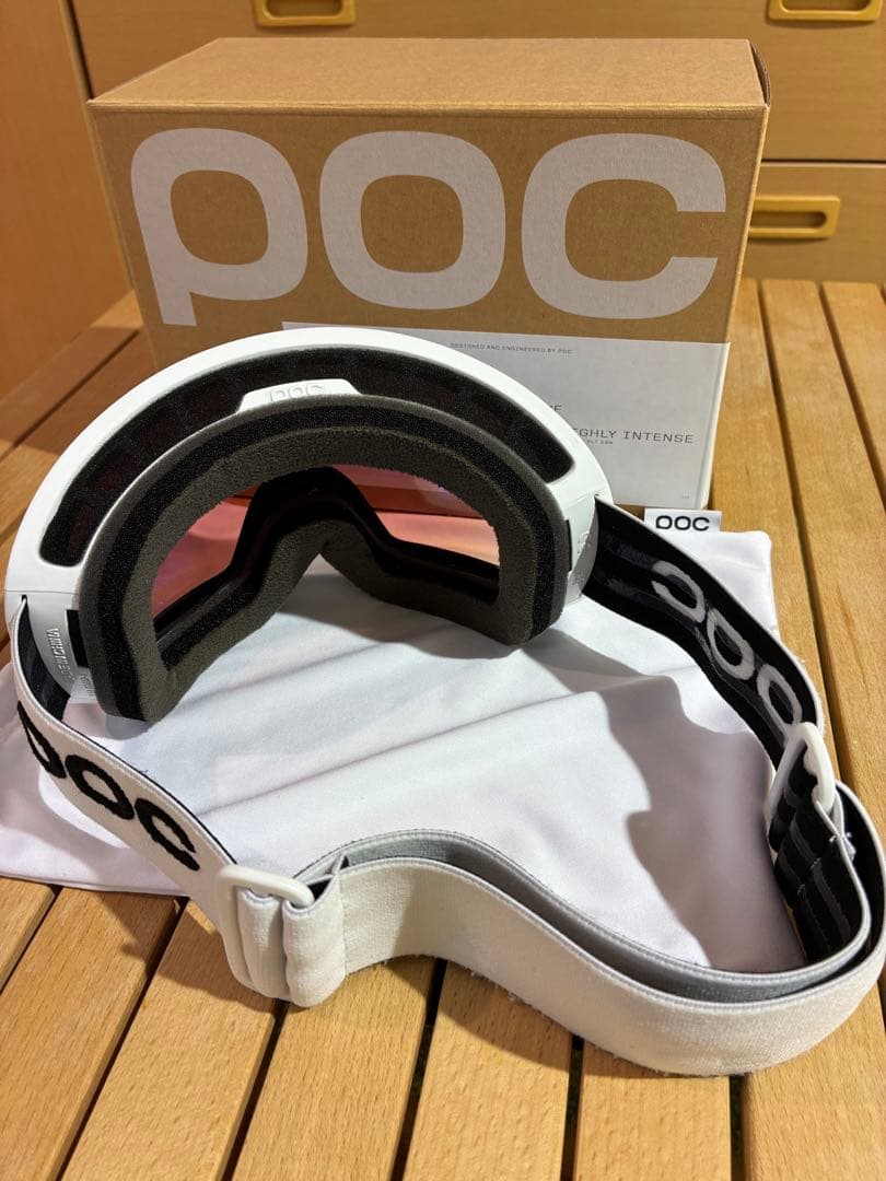 【とん】POC Fovea WF Hydrogen White ゴーグル