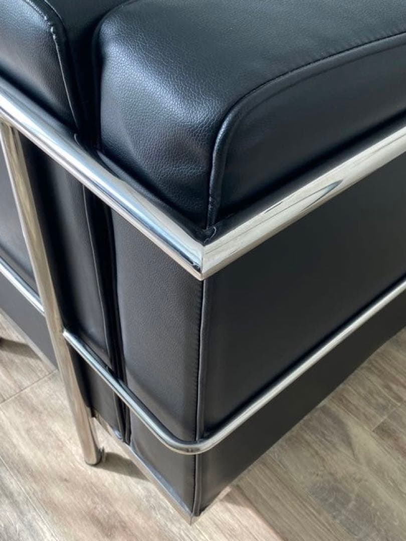 【名作】LC2 リプロダクト ル・コルビュジエ 2人掛けソファ