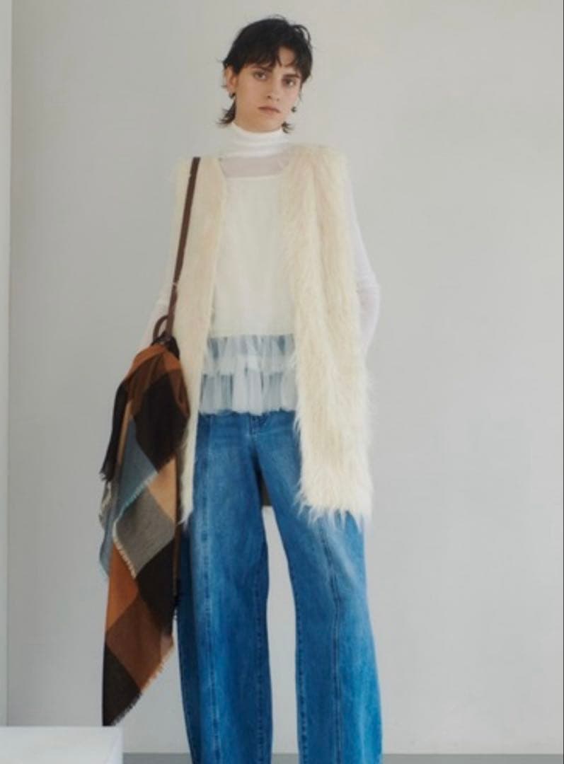 MIYAさま専用 アルアバイルイエティシャギーニットジレ　新品未使用タグ付き