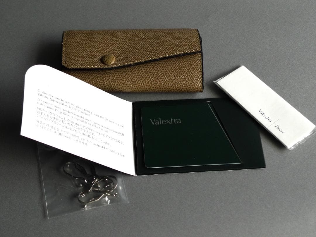 値下げ)ヴァレクストラ valextra  6フックのキーフォルダー