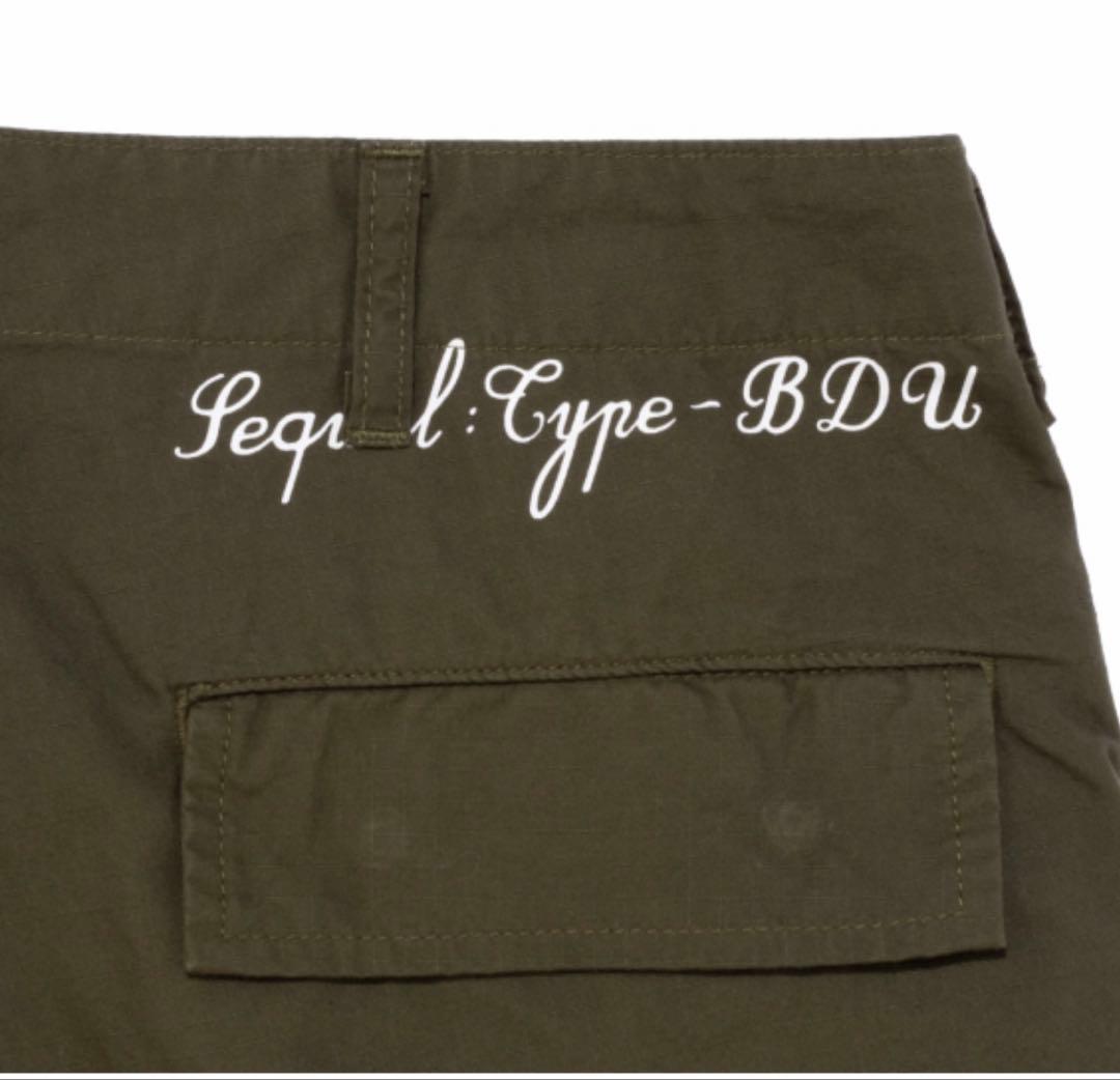 新品未使用 SEQUEL BDUPANTS OLIVE サイズ Ｌ