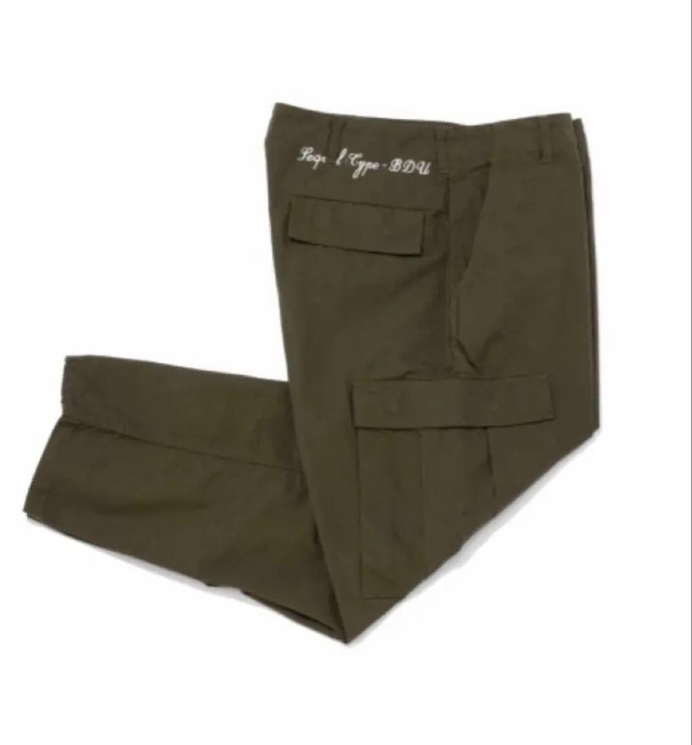 新品未使用 SEQUEL BDUPANTS OLIVE サイズ Ｌ