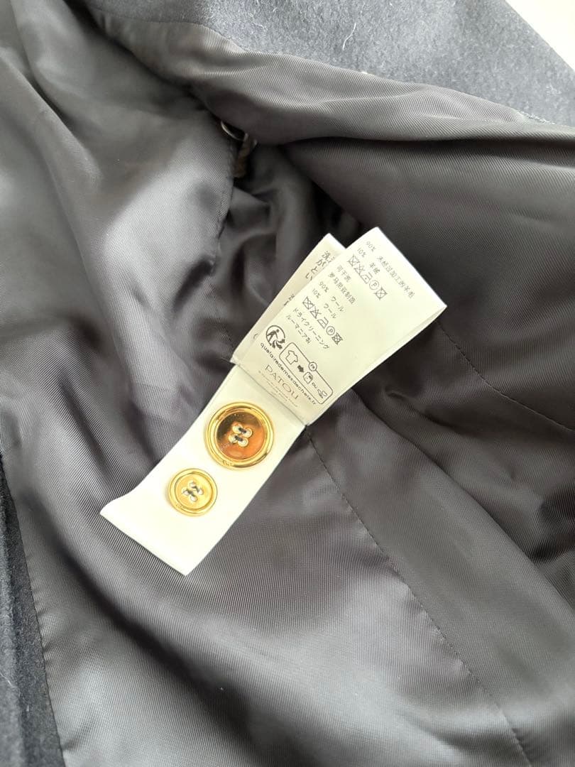 美品　PATOU パトゥ　ICONIC ダブルブレストジャケット　ネイビー　34